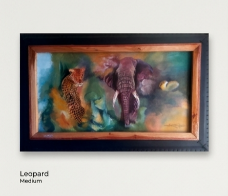 Guardians of the Wild – Framed Wildlife Painting